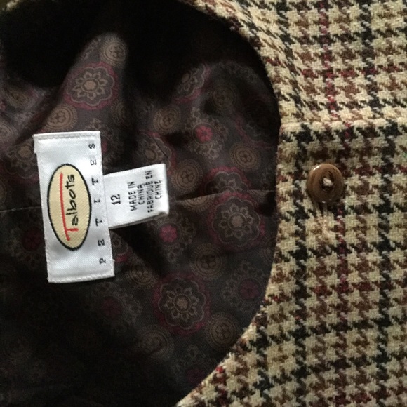 Talbots women checks and plaids vest - Picture 4 of 5